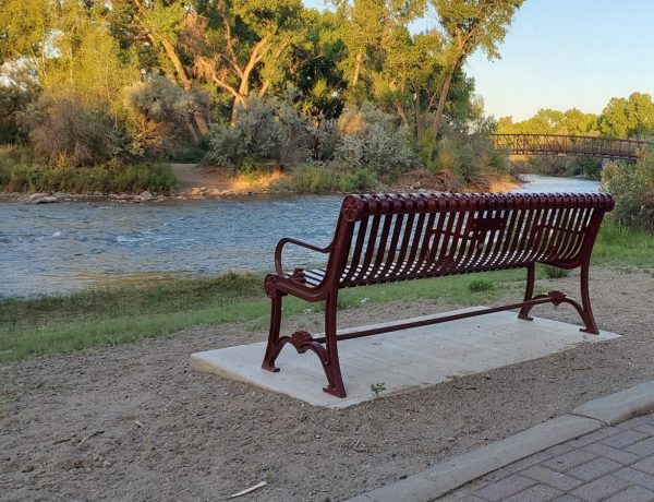 Park Bench by River